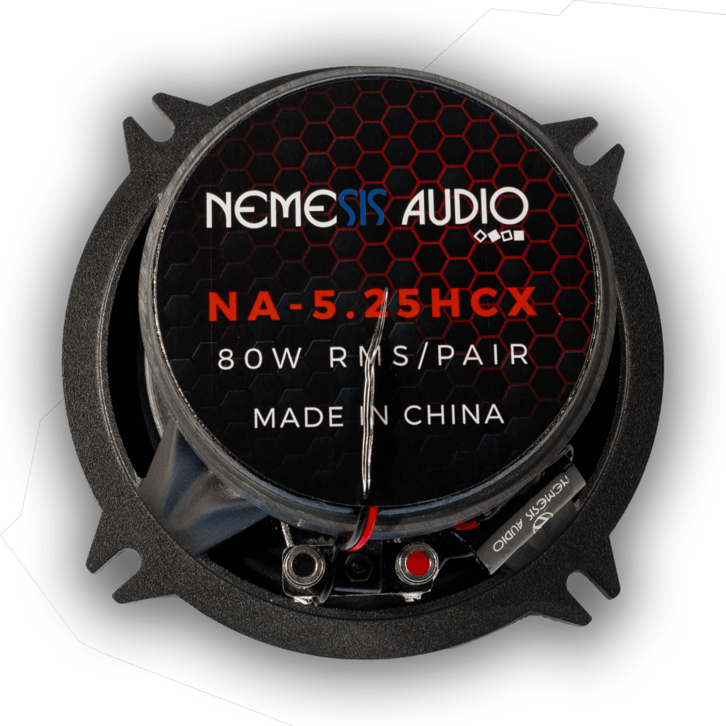 Nemesis Audio NA-5.25HCX 5.25-inch coaxial speaker rear view