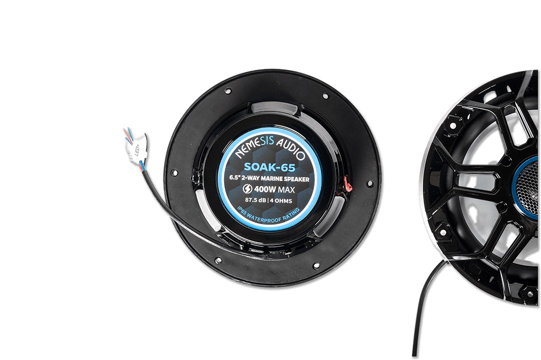 Nemesis Audio SOAK-65 marine audio speaker final product view