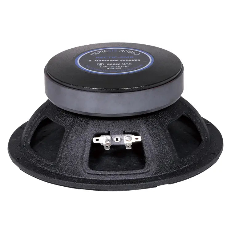 Nemesis Audio HECTIC-8MR 8 inch midrange speaker closeup