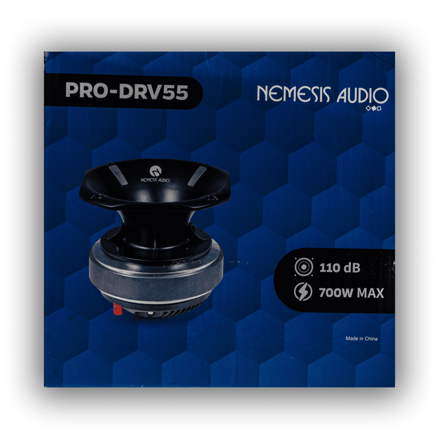Nemesis Audio PRO-DRV55 pro audio horn driver retail box side