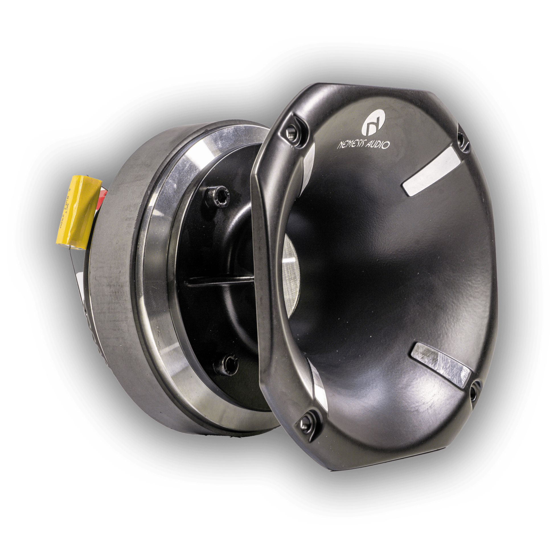 Nemesis Audio PRO-DRV55 6.2-inch 350W RMS 4-ohm horn driver side view