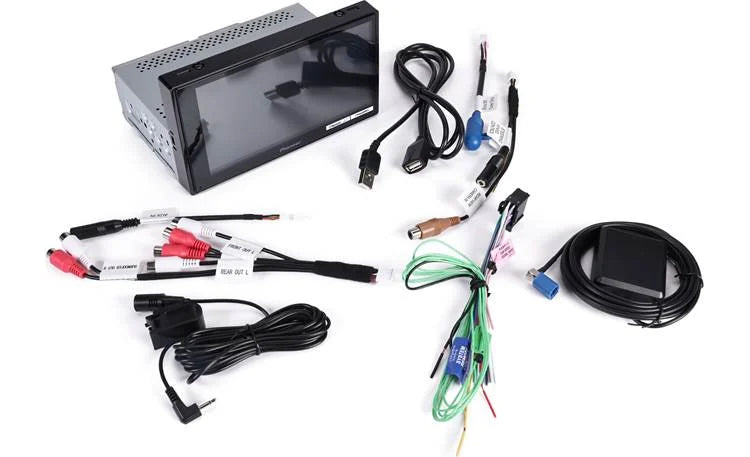 Pioneer DMH-W3000NEX digital media receiver rear connections