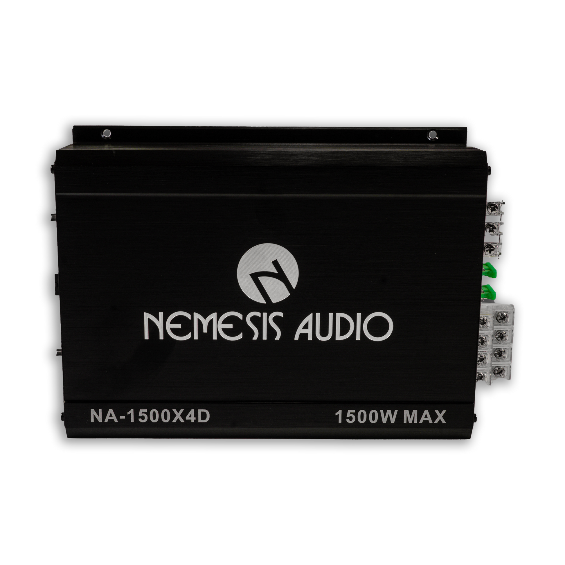 Nemesis Audio NA-1500X4D speaker amplifier front view