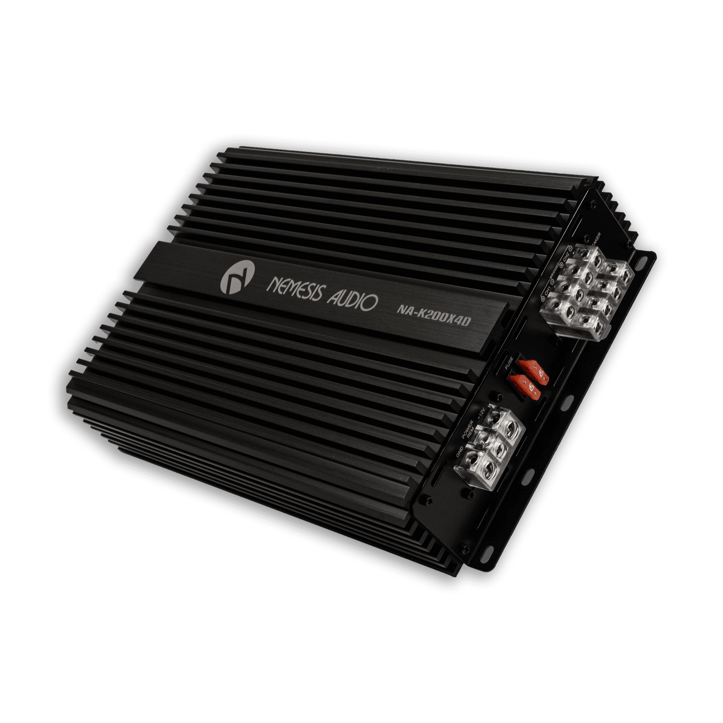Nemesis NA-K200X4D mids and highs amplifier angled right view
