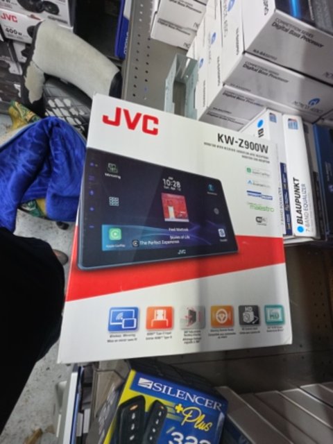 JVC KW-Z900W 9" Floating Touchscreen Digital Multimedia Receiver