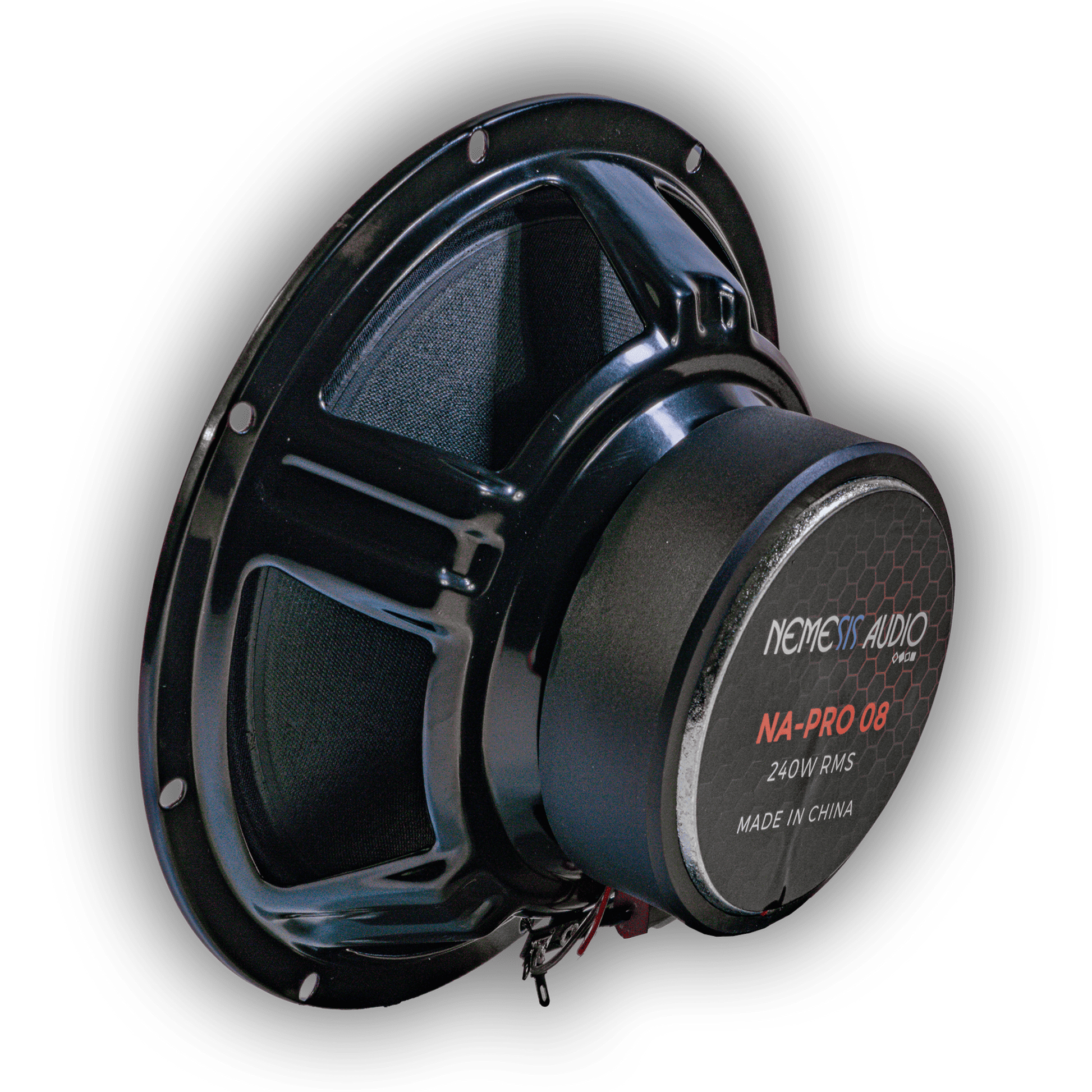 Nemesis Audio NA-PRO8 Pro Series midrange side profile