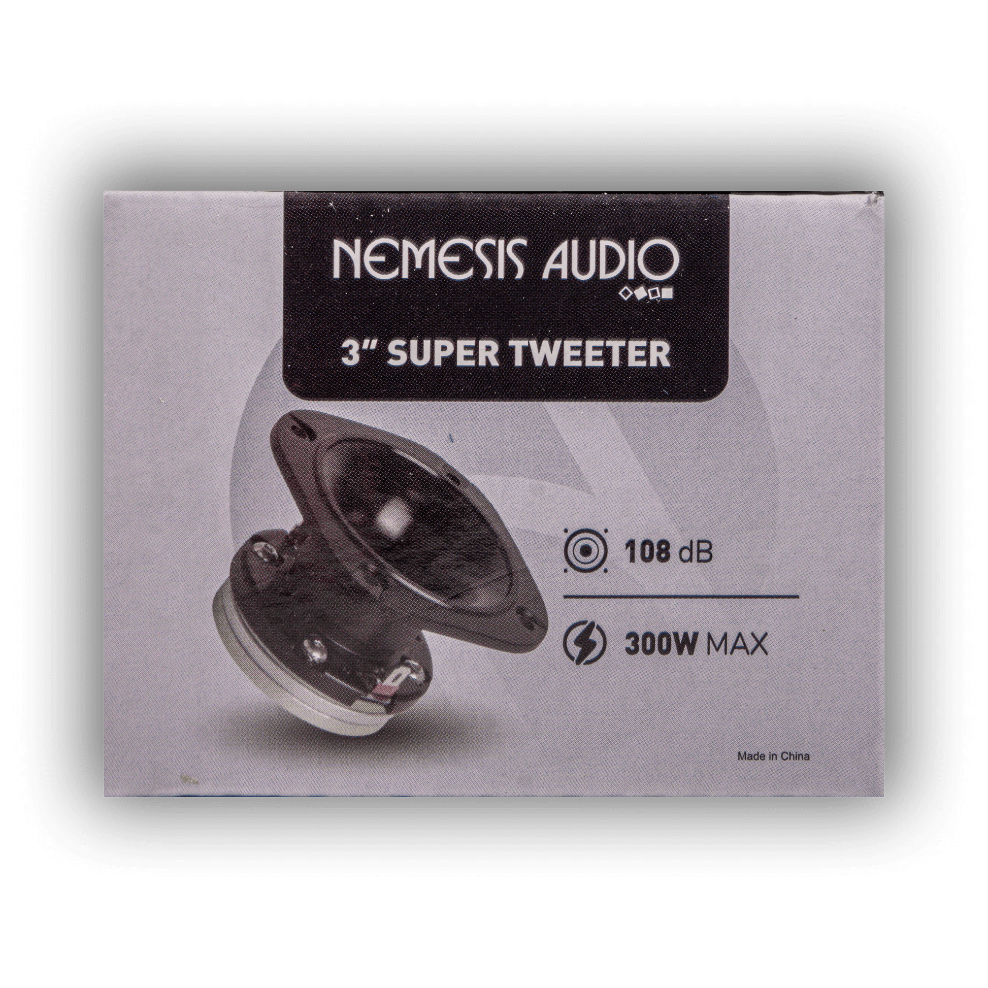Nemesis Audio NA-TW10 super tweeter retail box side