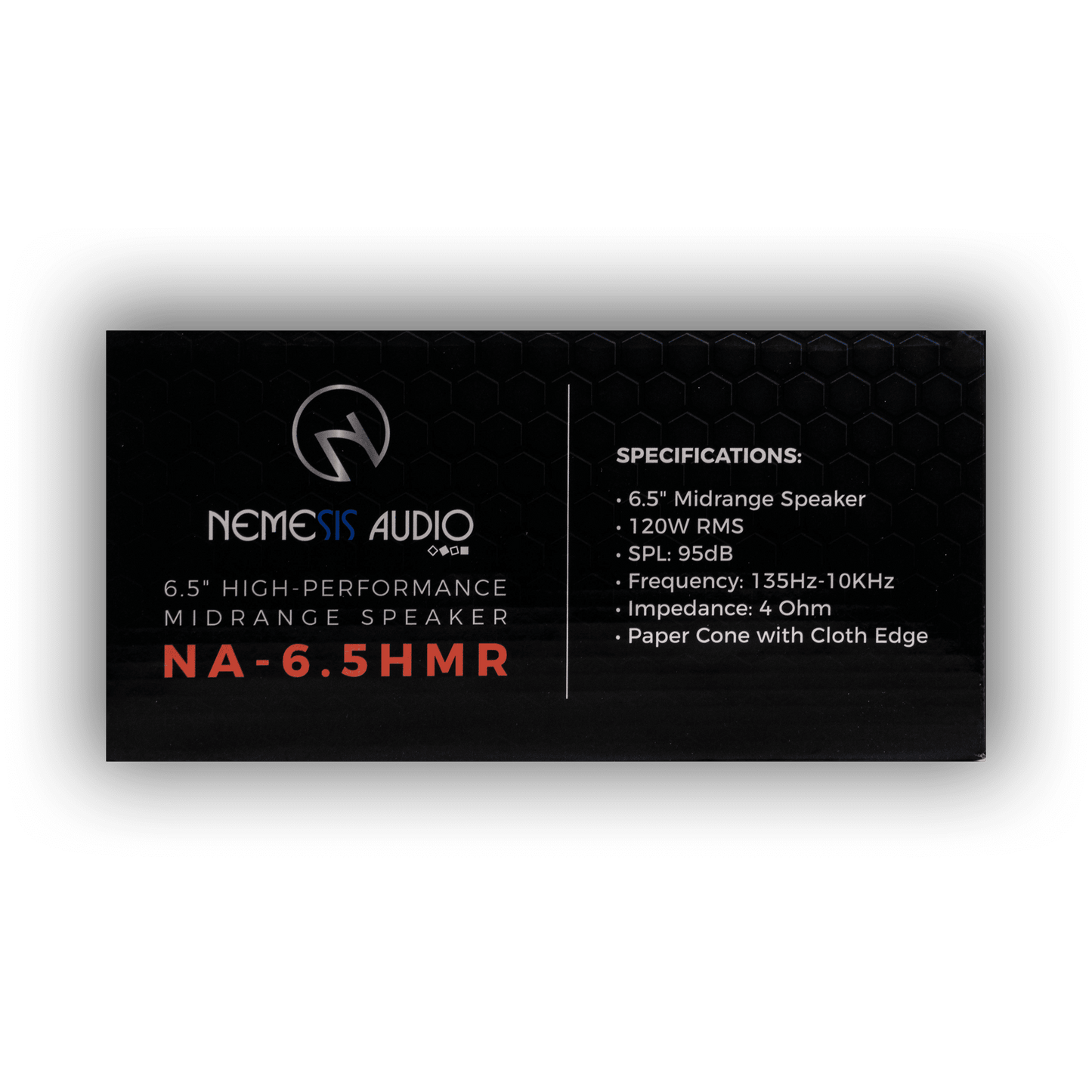 Nemesis Audio NA-6.5HMR Hectic Series 6.5 inch speaker retail box