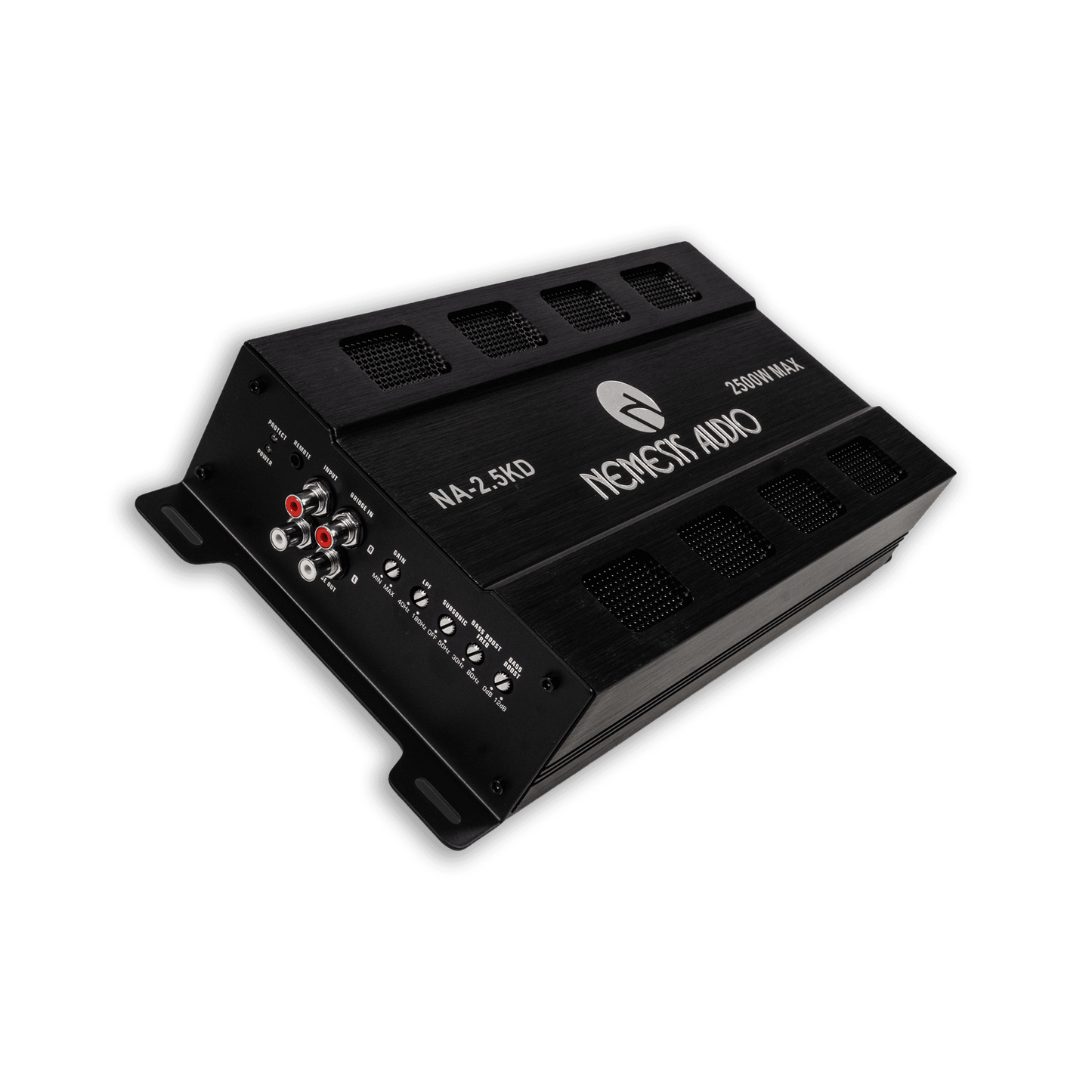 Nemesis Audio NA-2.5KD 1 ohm stable amplifier left view
