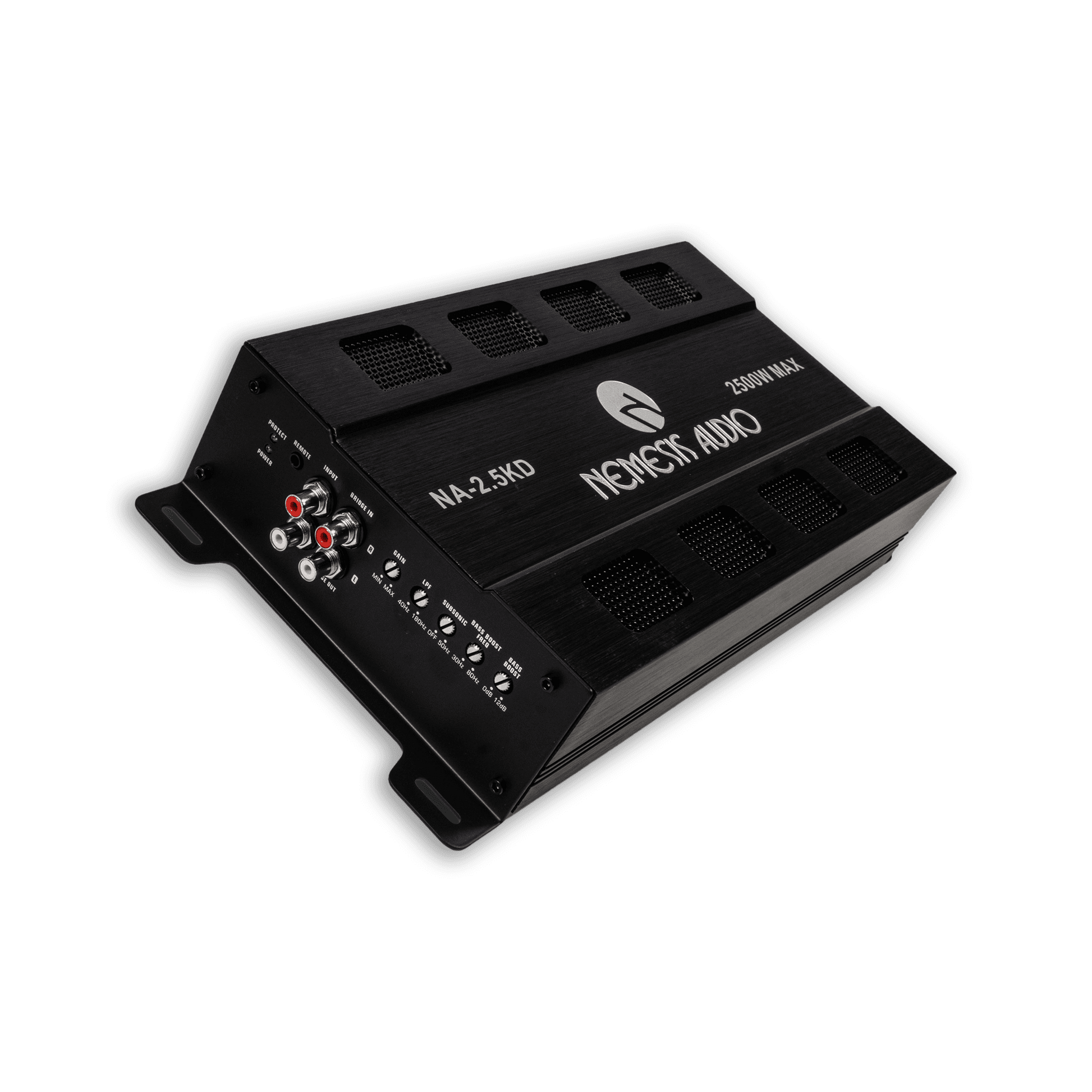 Nemesis Audio NA-2.5KD 1 ohm stable amplifier left view