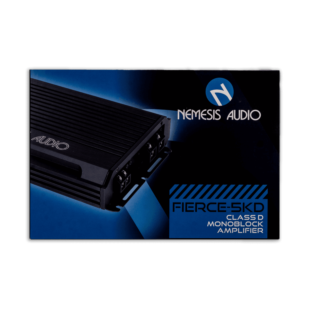 Nemesis Audio FIERCE-5KD amplifier box front