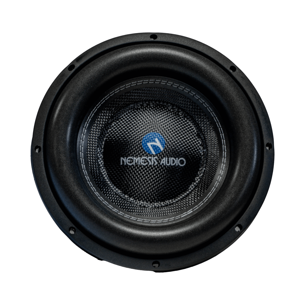 Nemesis Audio NA-10M V.3 D4 10-inch subwoofer front cone view