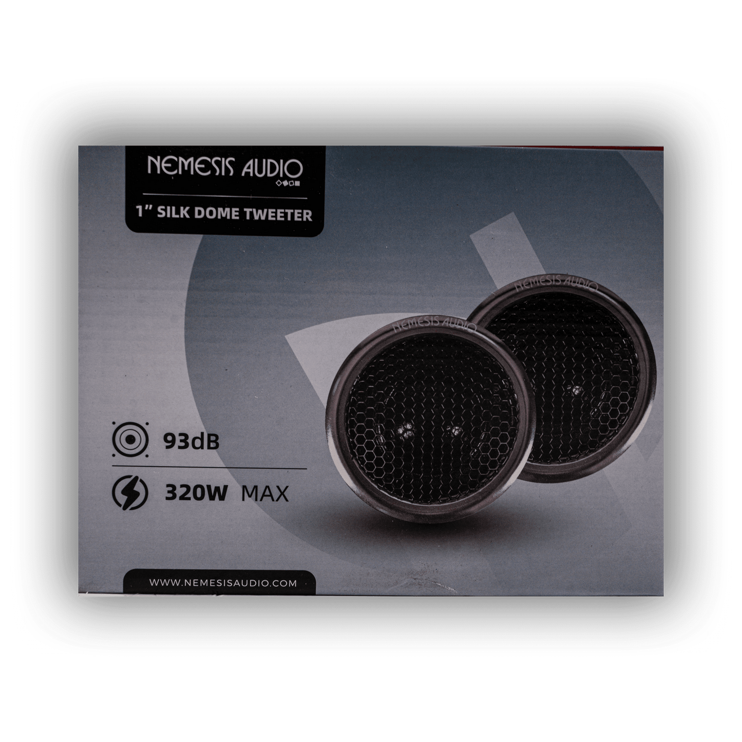 Nemesis Audio NEO-TW13 silk dome tweeters pair retail box front