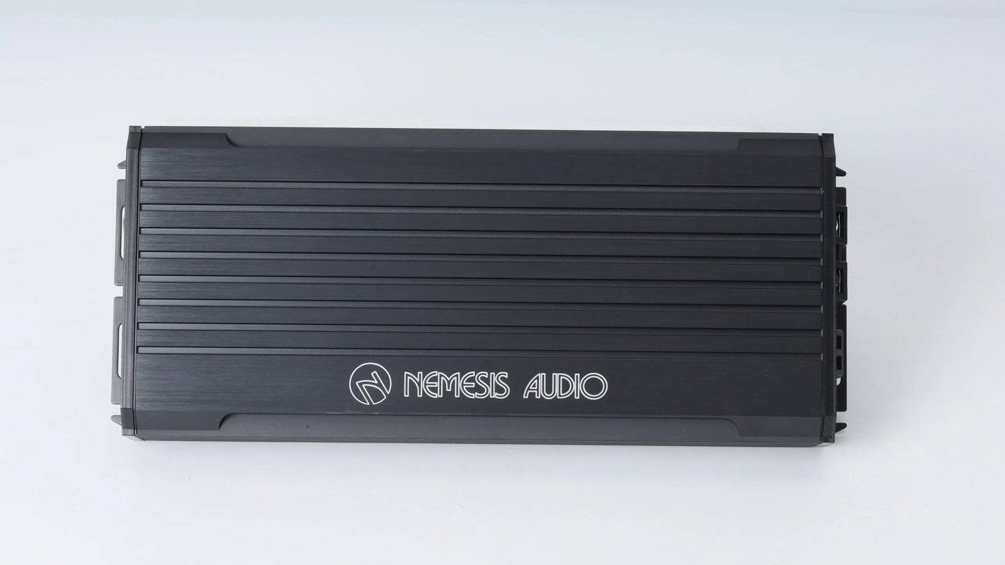 Nemesis Audio MICRO-2400D 2400W max amplifier chassis view