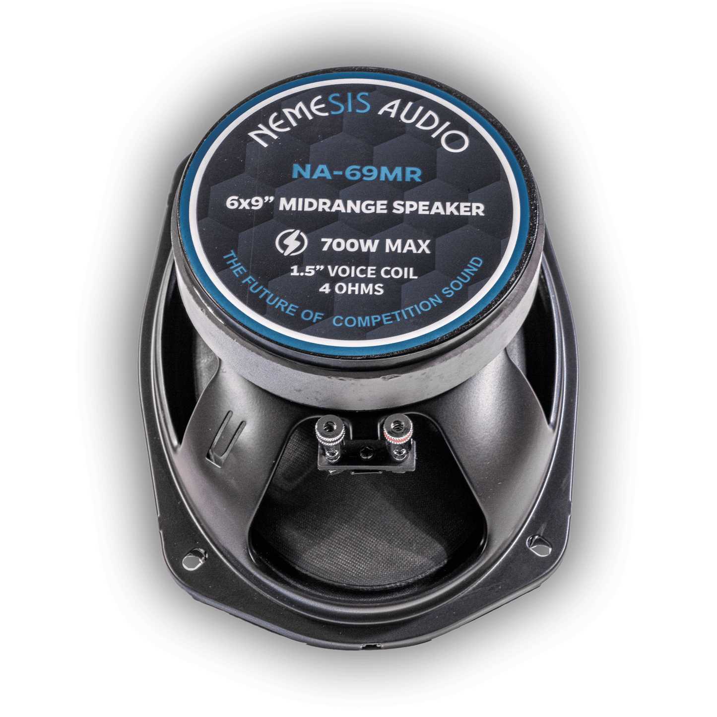 Nemesis Audio NA-69MR 4 ohm 6x9 speaker rear magnet view