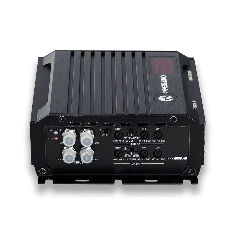 Nemesis FR-M800.4D 4-channel car amplifier connection detail
