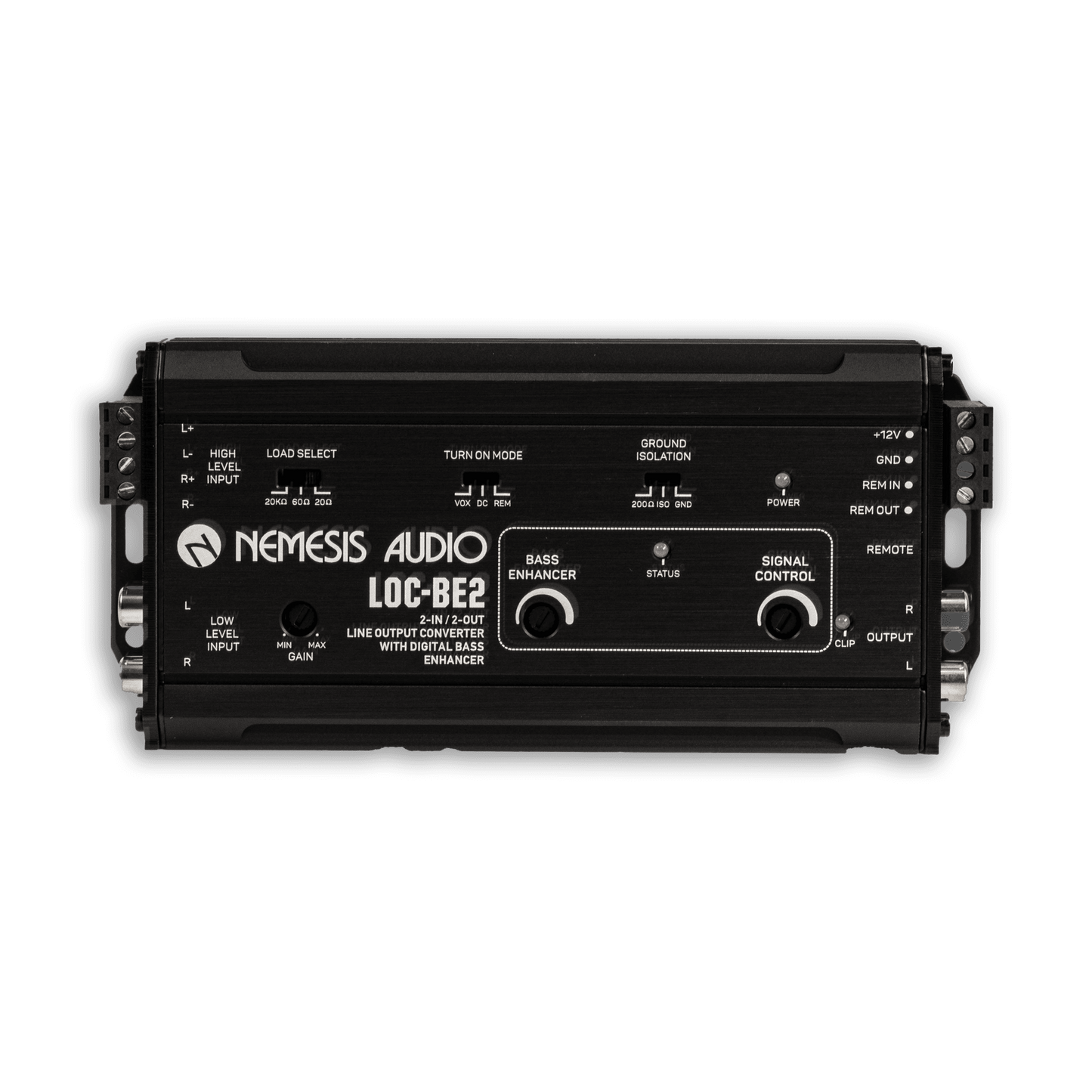 LOC-BE2 | 2-In / 2-Out Line-Output Converter with Digital Bass Enhancement Processor image 1