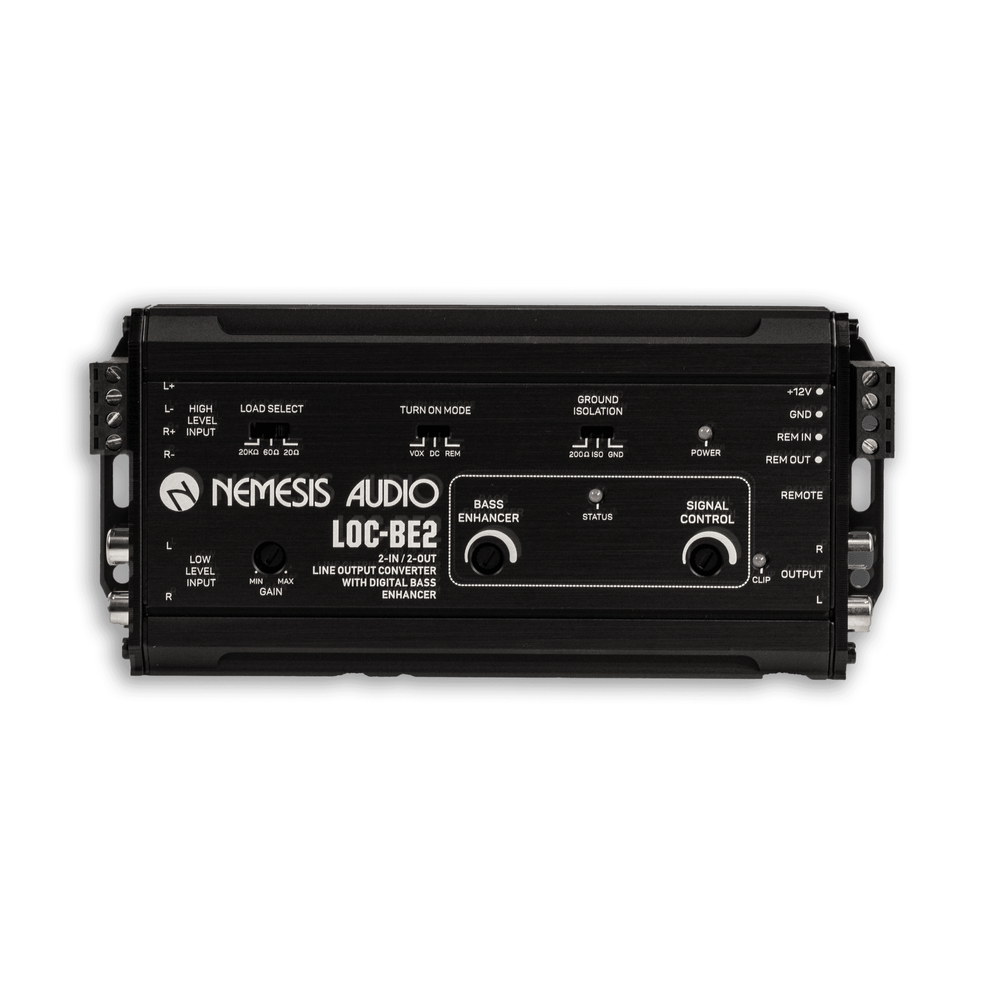 LOC-BE2 | 2-In / 2-Out Line-Output Converter with Digital Bass Enhancement Processor image 1