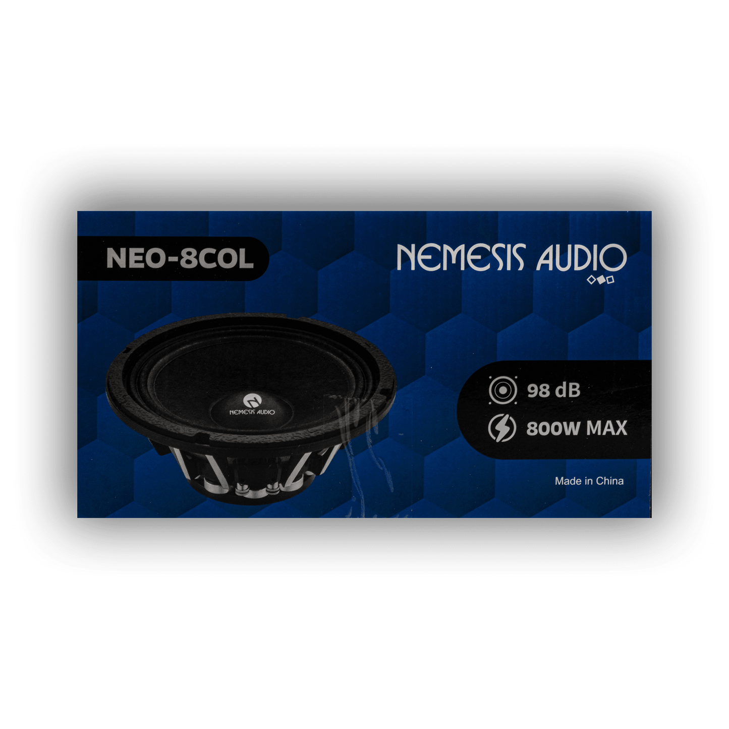 Nemesis Audio NEO-8COL custom door speaker side profile