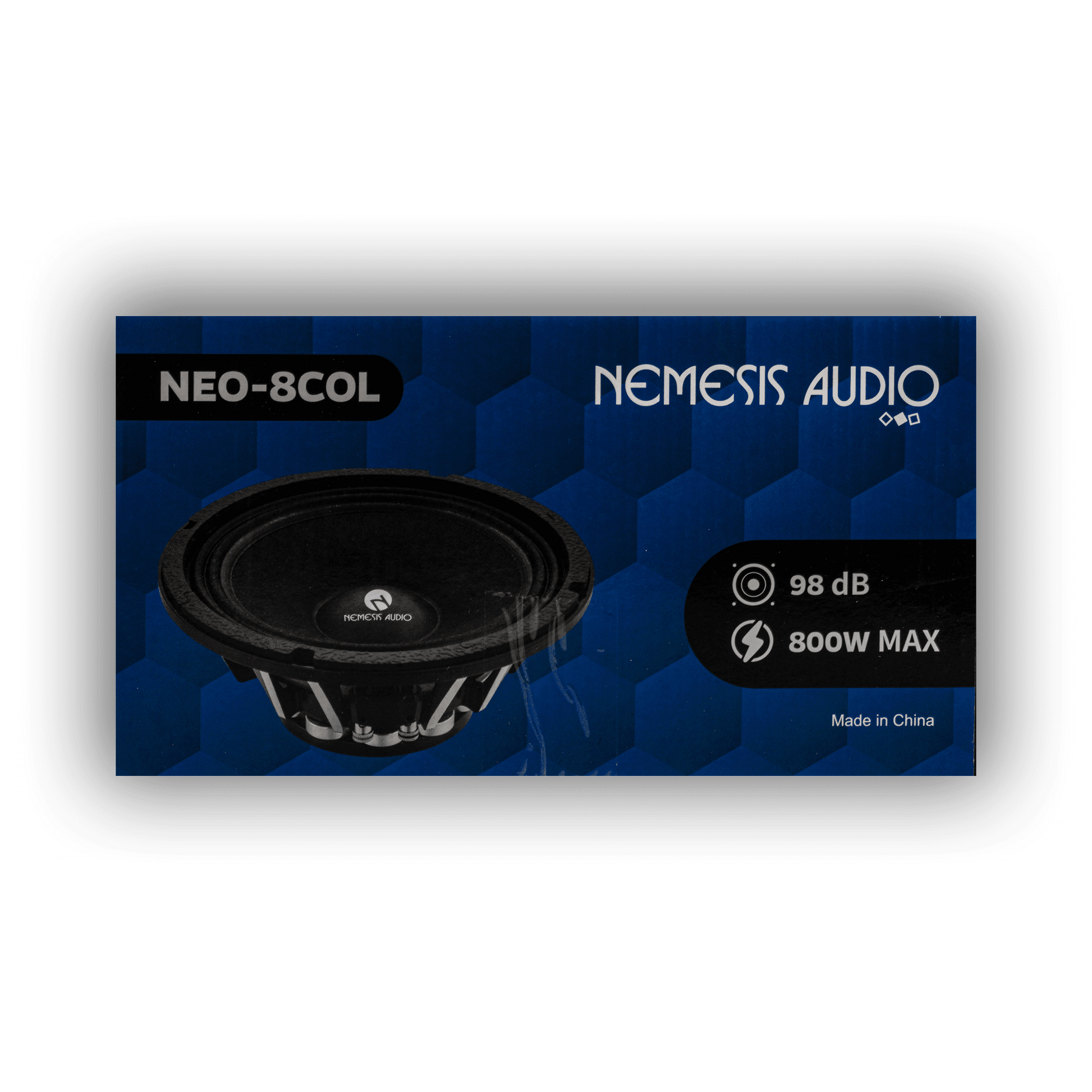 Nemesis Audio NEO-8COL custom door speaker side profile