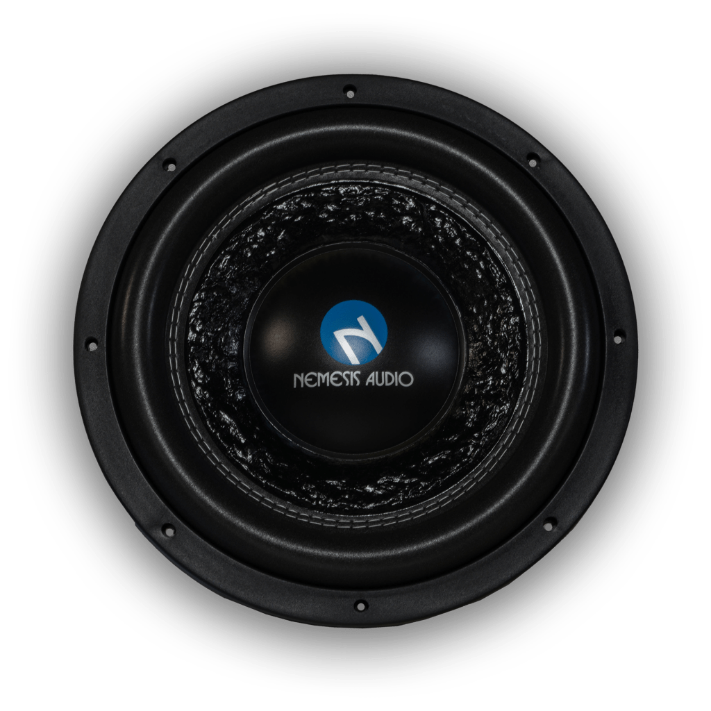 Nemesis Audio NA-12H-SLM V.2 12-inch slim subwoofer front cone view