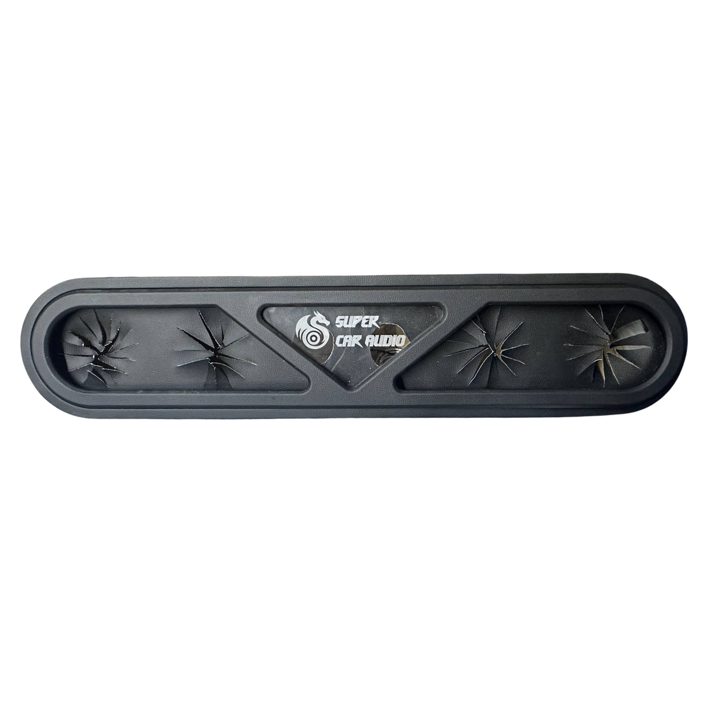 Super Car Audio custom LED headliner roof rack vinyl wrapped panel