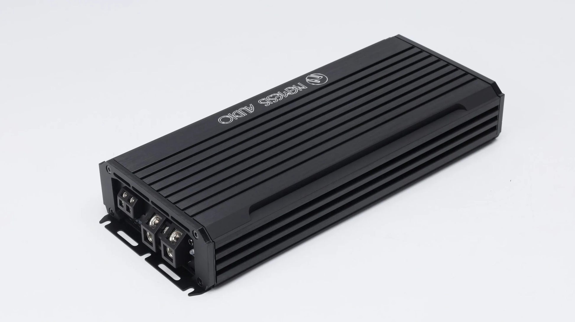 Nemesis Audio MICRO-2400D Class D amplifier heat sink detail