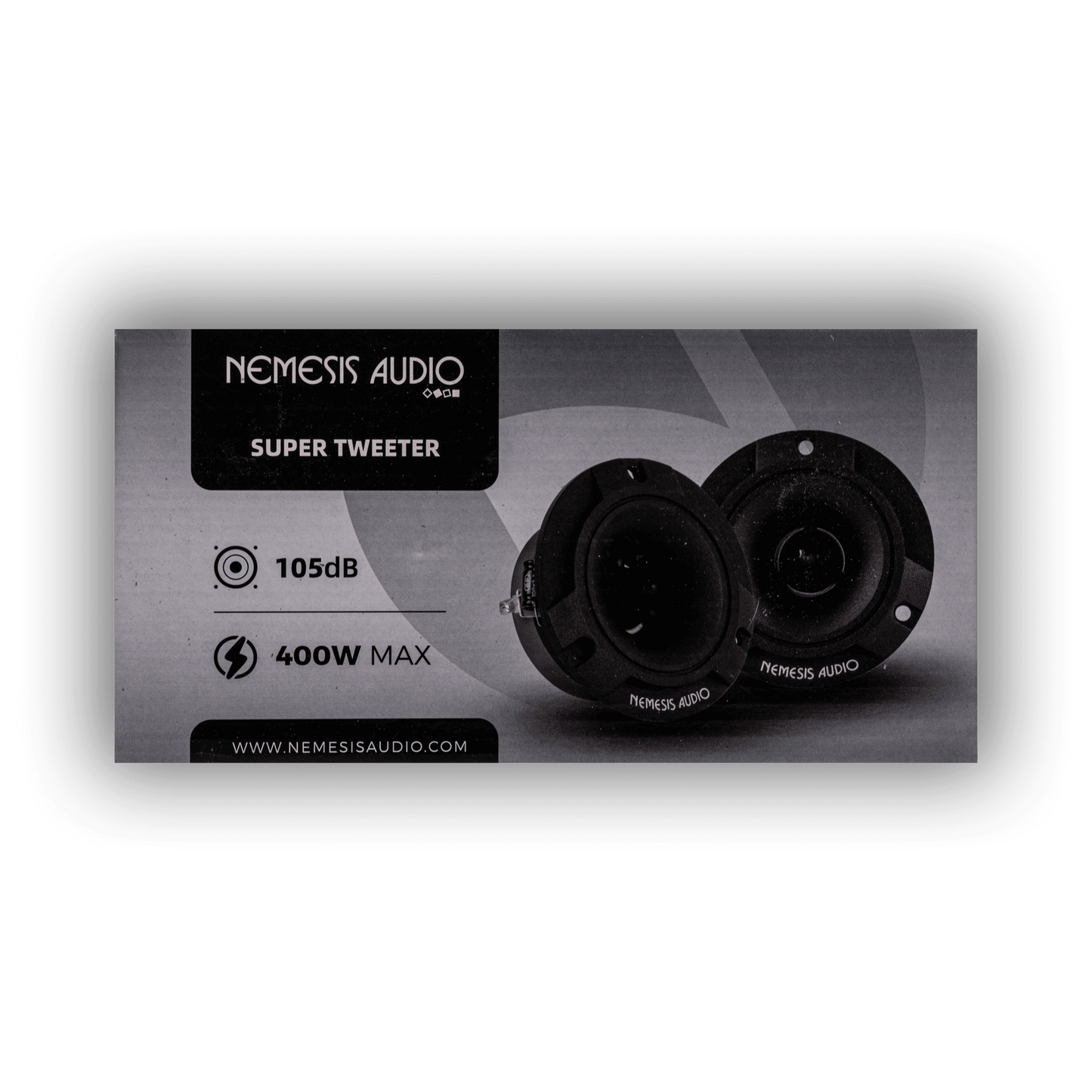 Nemesis Audio NA-TW40 super tweeters pair retail box front