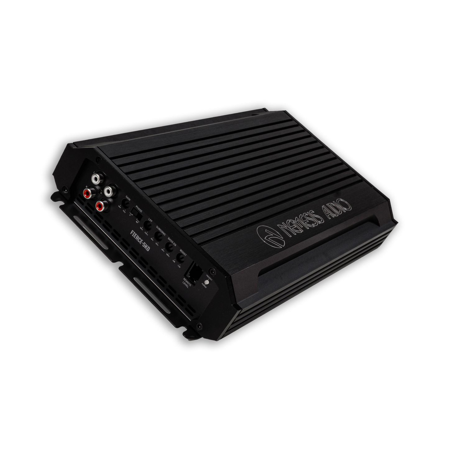 Nemesis Audio FIERCE-5KD amplifier left view