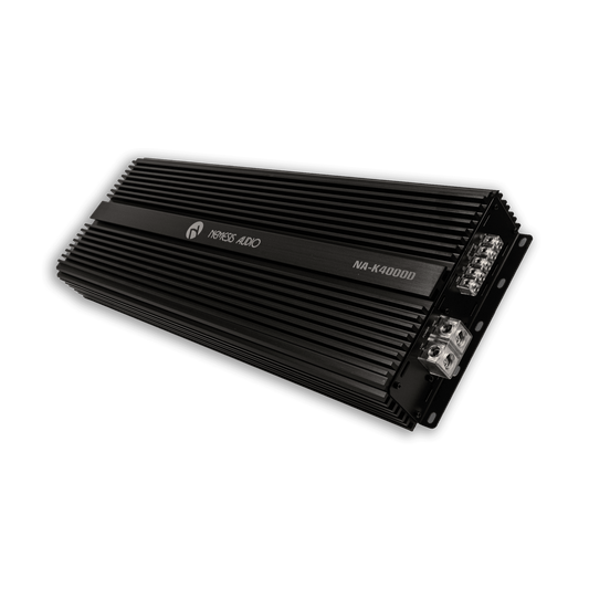 NA-K4000D | 4000W RMS @ 1-Ohm Class D 1-Channel Monoblock Car Amplifier Made In Korea Team Series image 0