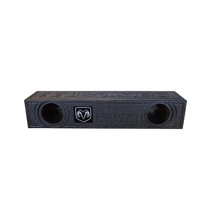 SSBOXES RAM 1500 Crew Cab 2019-2026 dual 8-inch under-seat subwoofer box