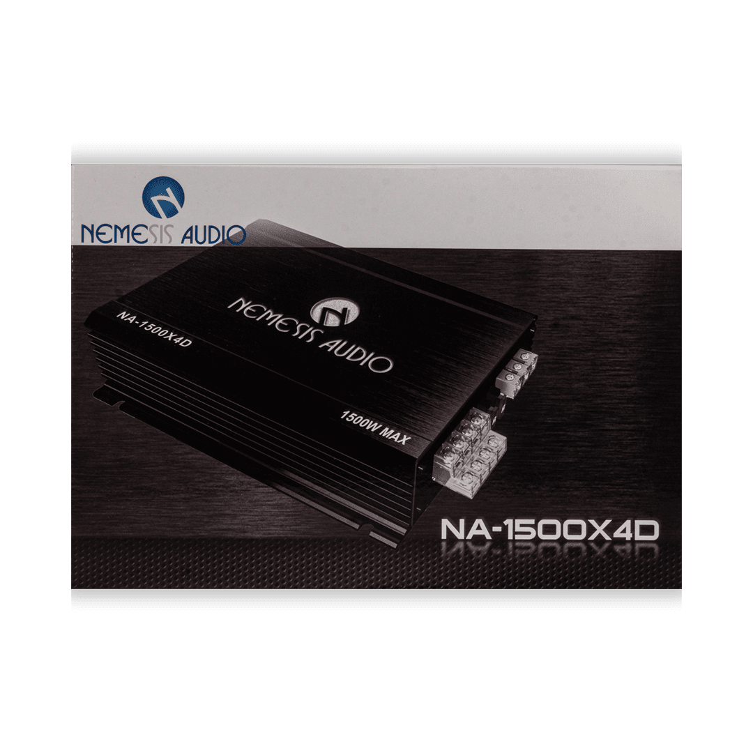 Nemesis Audio NA-1500X4D 4-channel amplifier retail box front