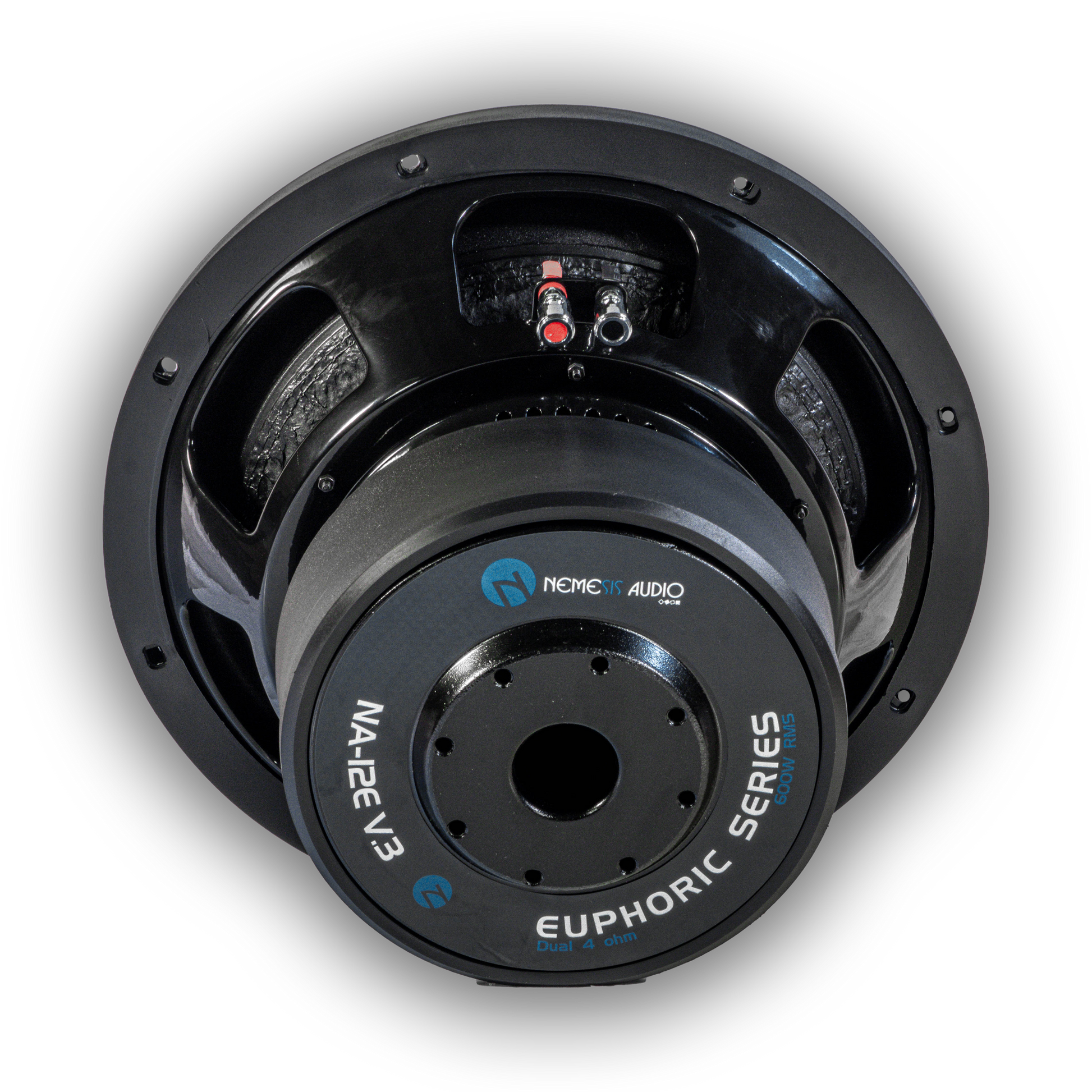Nemesis Audio NA-12E V.3 12-inch subwoofer rear motor view