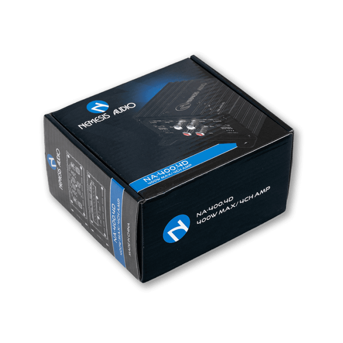 Nemesis Audio NA-400.4D 400W Max 4-Channel Micro Amplifier