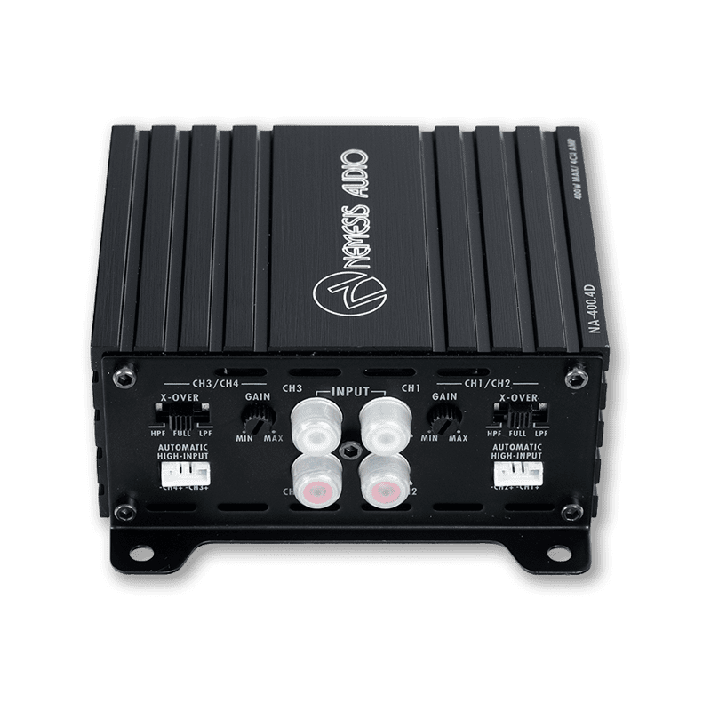 Nemesis Audio NA-400.4D micro amplifier top view