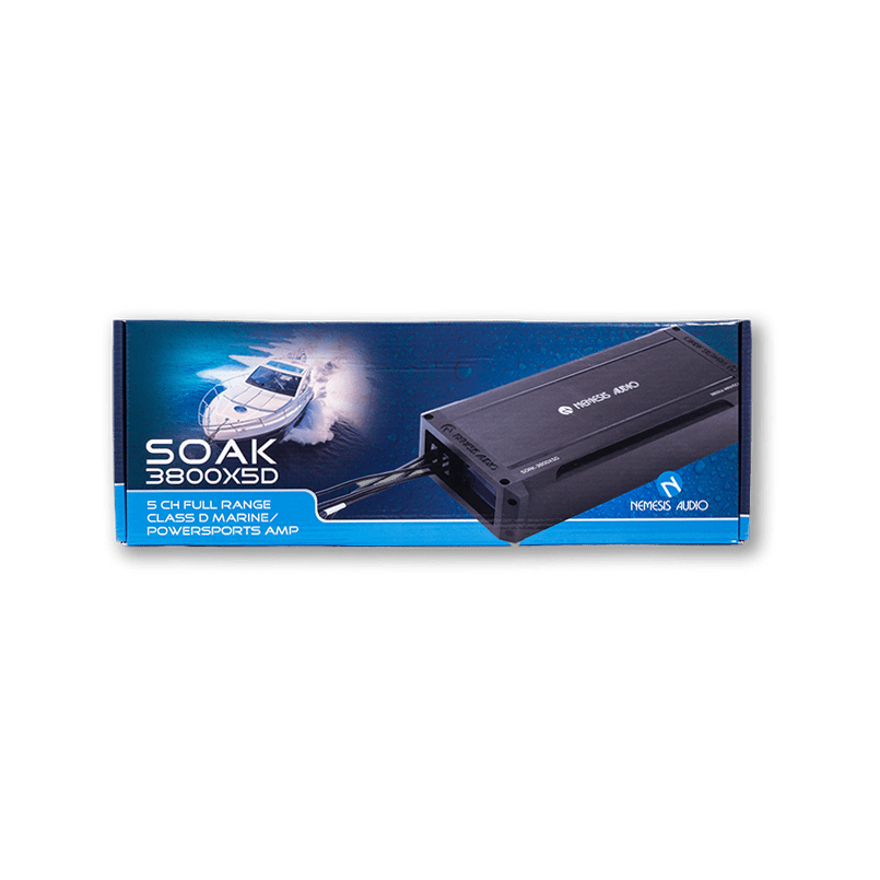 Nemesis Audio SOAK-3800X5D 5 channel marine amplifier image 6