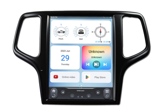 Linkswell GEN 6 T-Style radio for Jeep Grand Cherokee large touchscreen head unit TS-JPGC12-1RR-6H