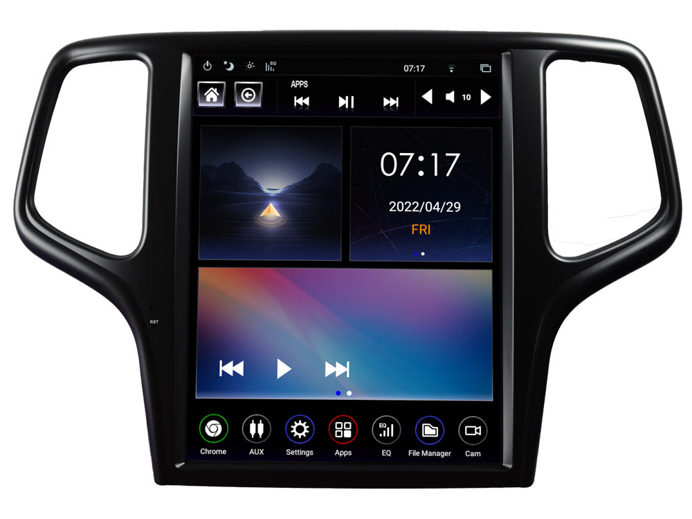 Linkswell GEN 5 T-Style radio for Jeep Grand Cherokee large touchscreen head unit TS-JPGC12-1RR-5S