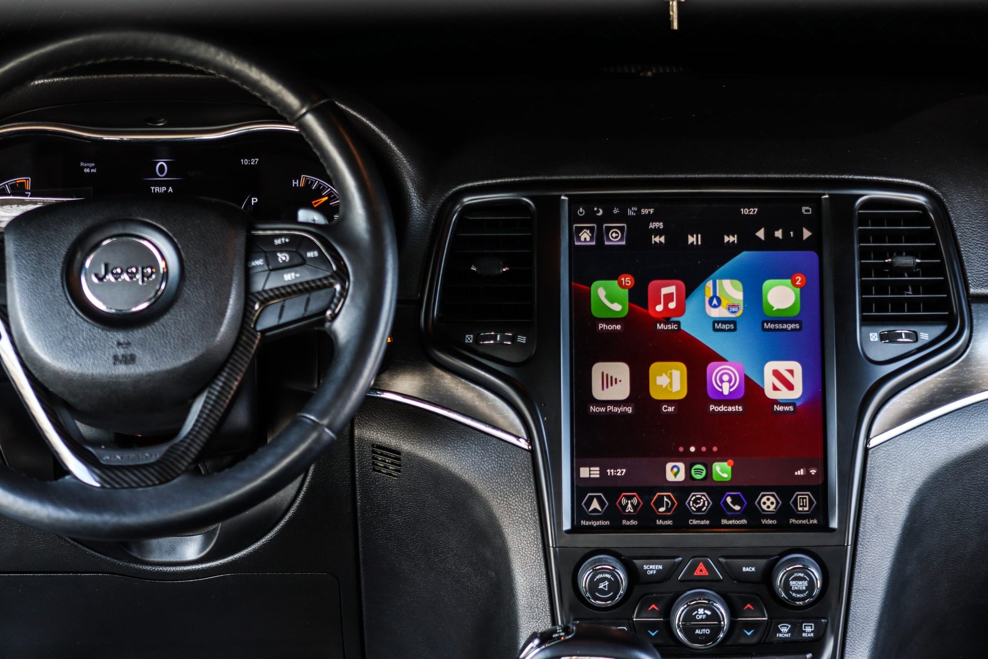Linkswell GEN 5 Jeep Grand Cherokee center view