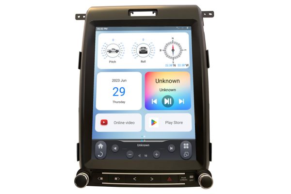 Linkswell GEN 6 T-Style Radio for 2013-14 Ford F-Series dash fitment image