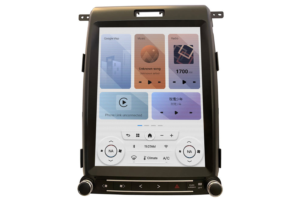 Linkswell T-Style LITE radio for 2013-2014 Ford F-150 large touchscreen head unit LT-FDOP12-1RR-4C