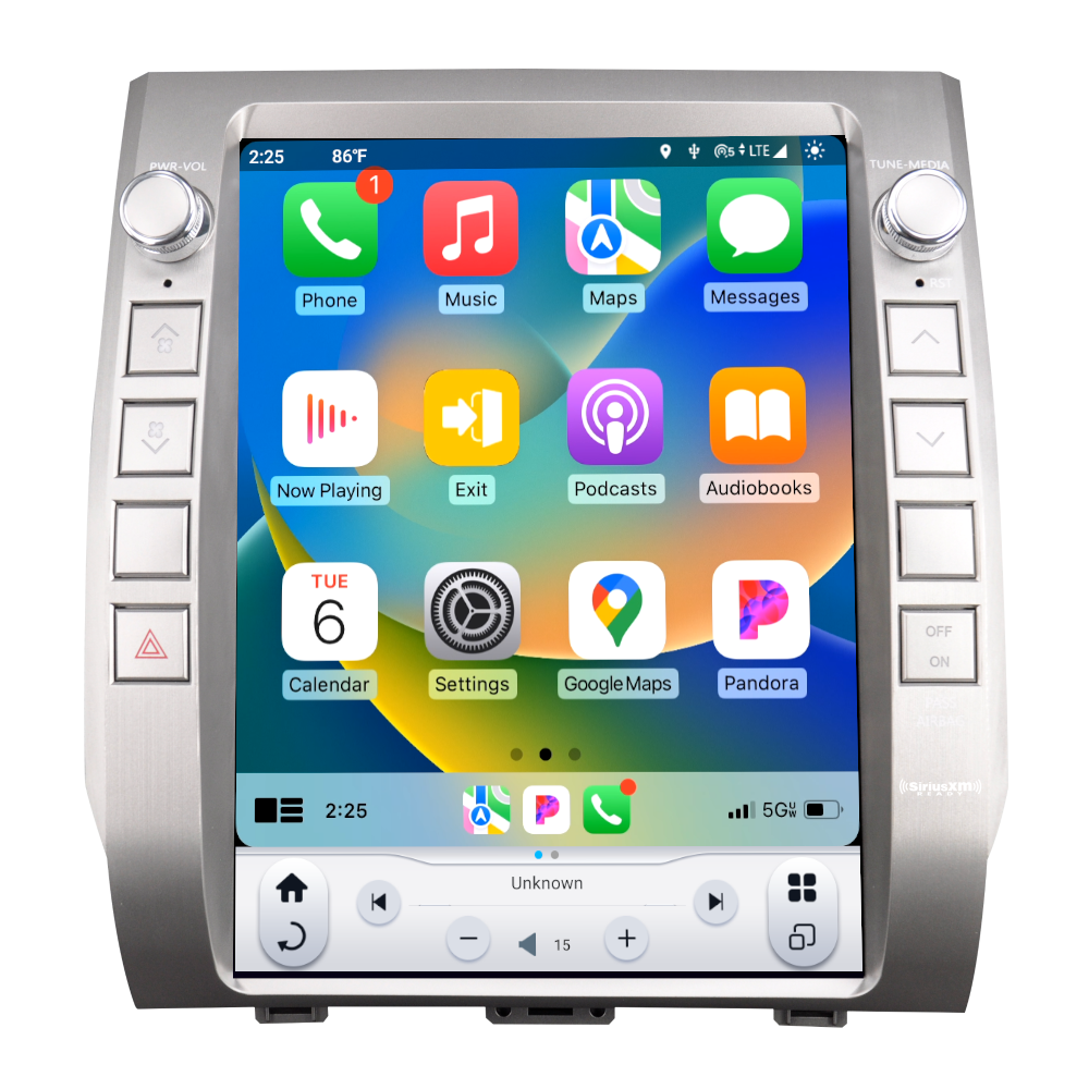 Linkswell GEN 6 Tundra CarPlay screen