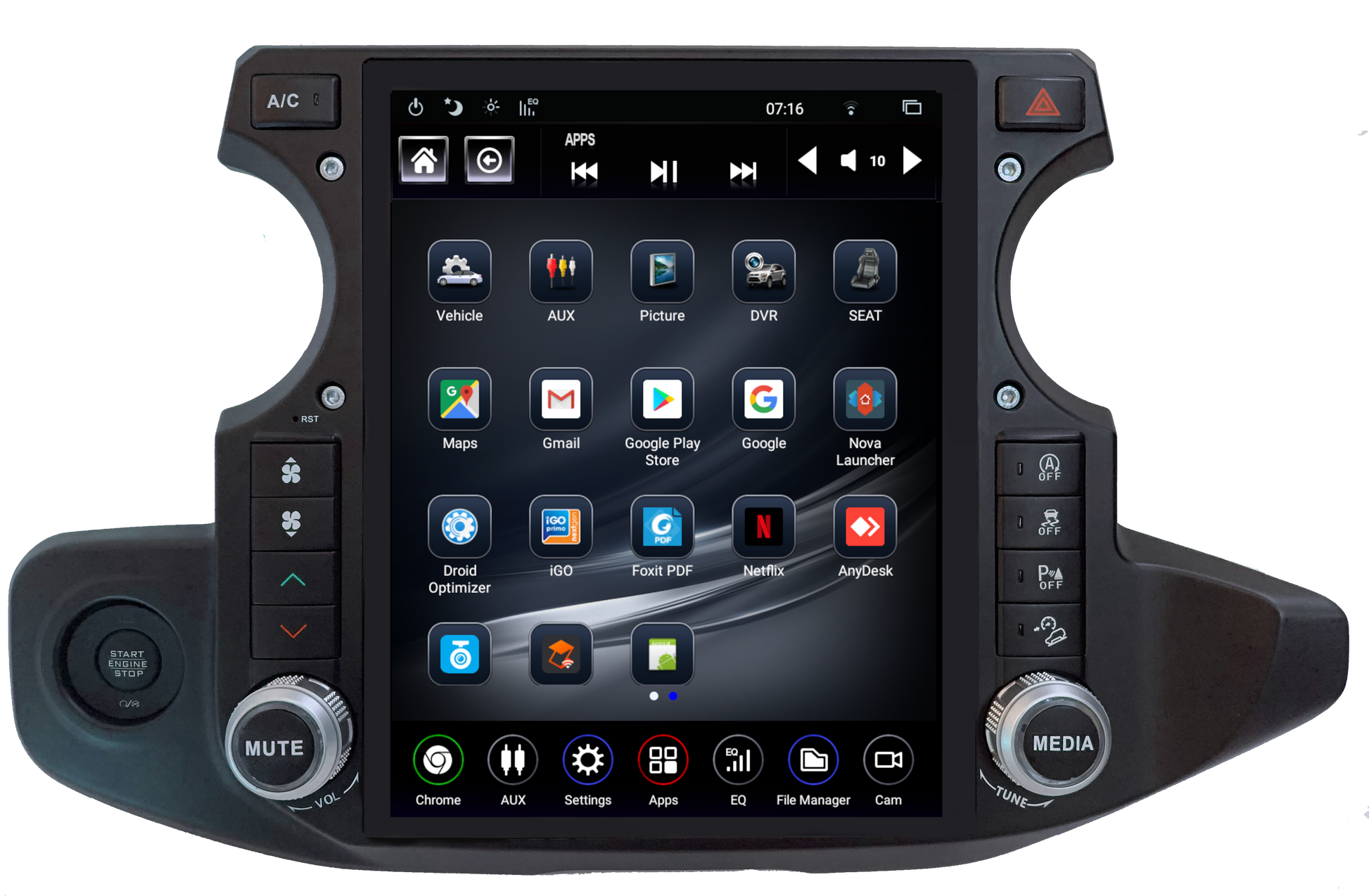 Linkswell GEN 5 RAM app screen