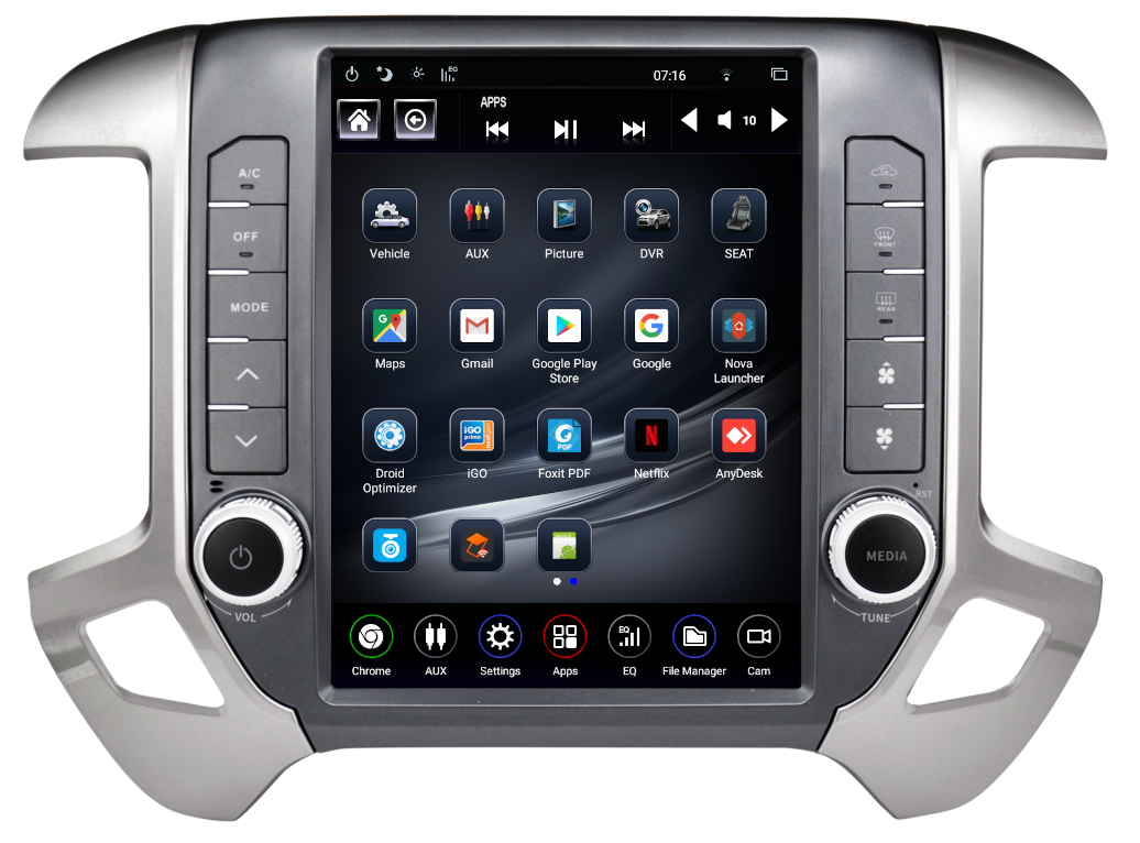 Linkswell GEN 5 GM truck app screen