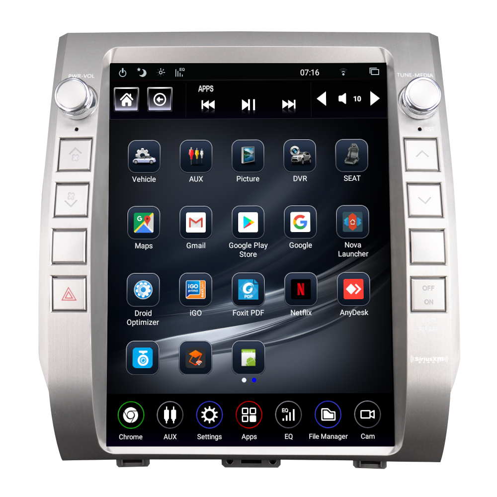 Linkswell GEN 5 Toyota Tundra app screen