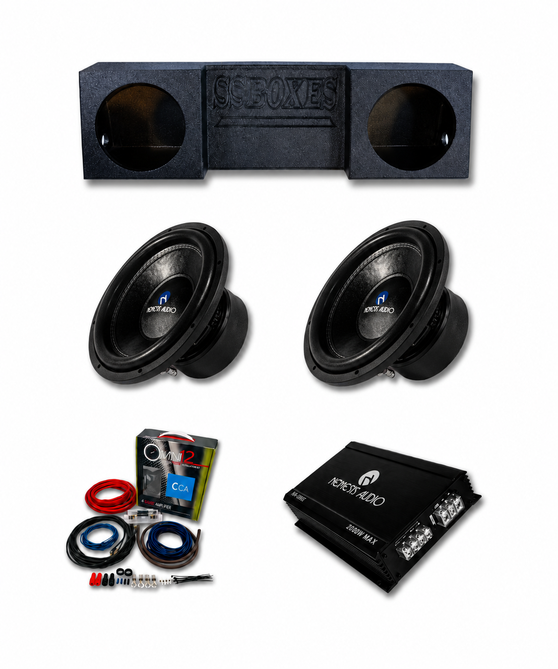 Universal Single Cab Truck - Nemesis Audio 2x12 Bass Package