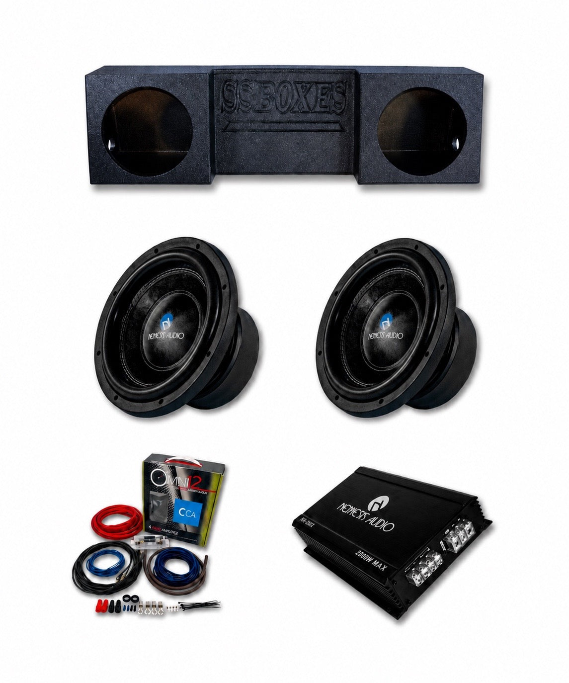 Universal Single Cab Truck - Nemesis Audio 2x10 Bass Package