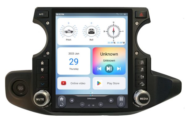 Linkswell GEN 6 T-Style Radio for Jeep JL and Gladiator dash fitment image