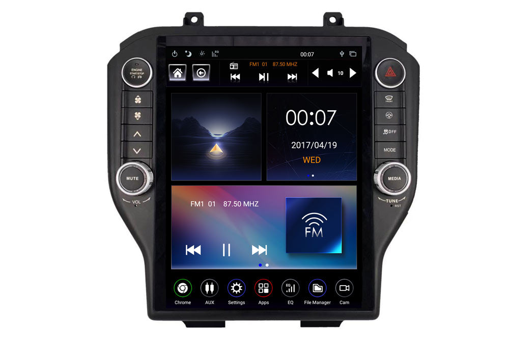 Linkswell GEN 5 T-Style radio for 2015-2023 Ford Mustang large touchscreen head unit TS-FDMU12-1RR-5S