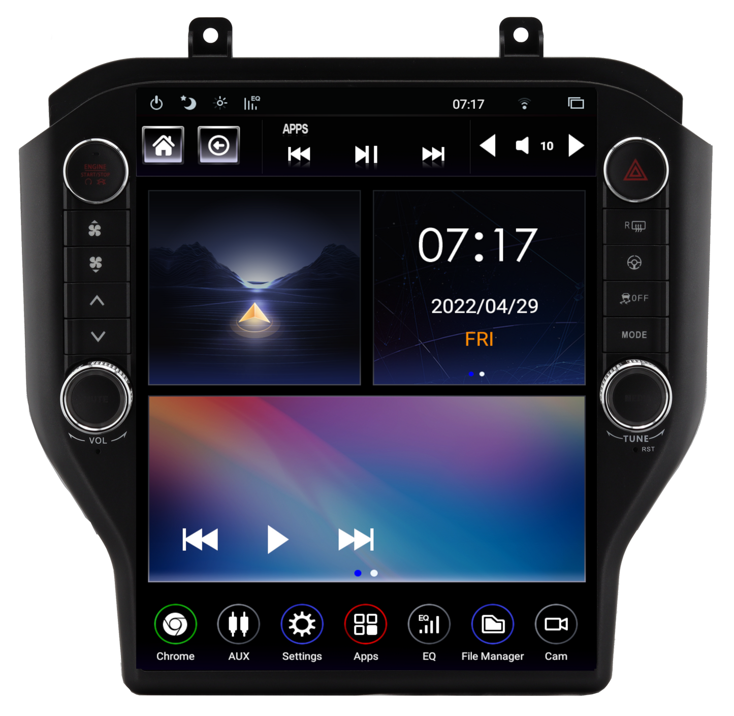 Linkswell GEN 5 Mustang home screen